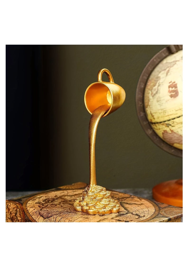 Suspended Coffee Cup Resin Ornaments Home Ornaments Floating Coffee Cup Ornaments  - Image 2
