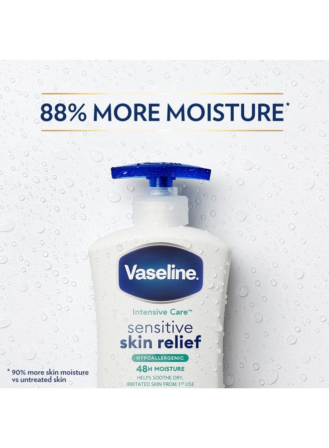 Vaseline Intensive Care Body Lotion 4 Count Sensitive Skin Relief - Image 2