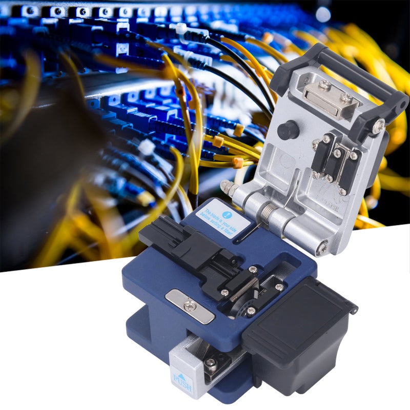 Fiber Cleaver FTTH Tool Kit High Accuracy Optical Cable Cutting Knife Hot Melt Cold Splicing - Image 2