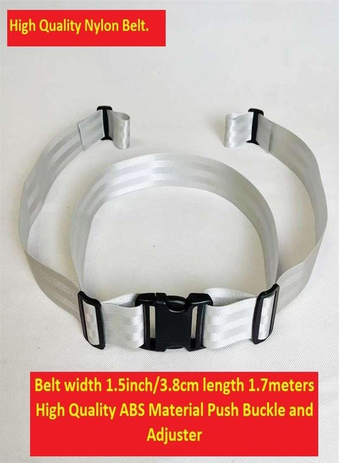 Icony Baby Safety Belt, Secure Your Little One/Twins Everywhere 1.5"X1.7Meter Adjustable 1 Pack (Grey, Single) - Image 2