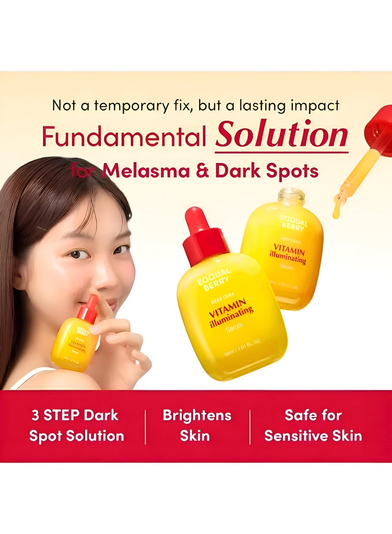 إيكوالبيري مجموعة إي كوال بيري المتكاملة لتجديد وإشراق البشرة – سيروم باكوتشيول 30 مل + سيروم فيتامين C 30 مل - Image 4