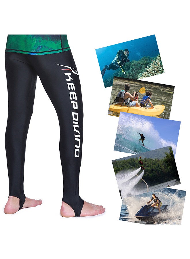 Generic Sun Protection Diving Long Pants Swimwear Wetsuit Tights Legging for Men Women - Image 2