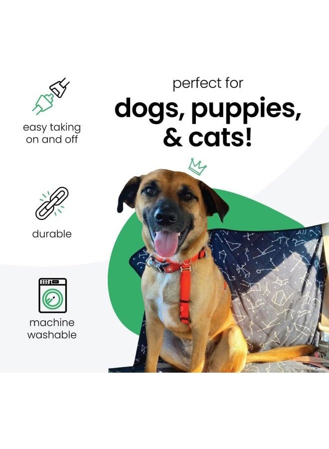 Molly Mutt 3-in-1 Back Seat Cover for Dogs, Back Seat Hammock, Cargo Area Cover, Non-Skid, 100% Cotton Canvas, Water-Resistant, Features Adjustable Headrest Straps, Belt Slots, Seat Anchors, 56"x56"  - Image 3
