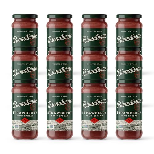 Bionaturae Organic Strawberry Fruit Spread  Fruit Jam Made in Italy  9 OZ - Image 1