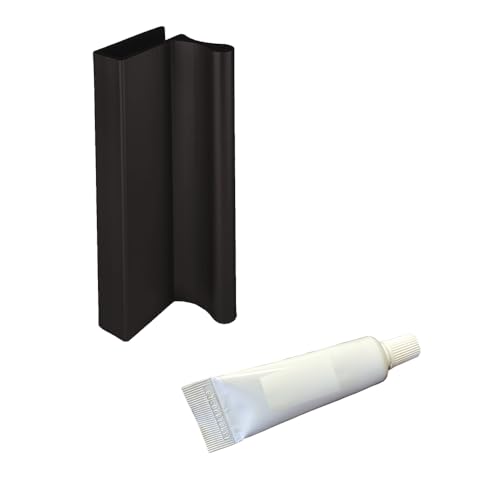 TechnologyLK Gordon Glass 3in Matte Black Frameless Shower Door Pull Handle Kit for 316 14 516 Inch Thick Glass - Image 3