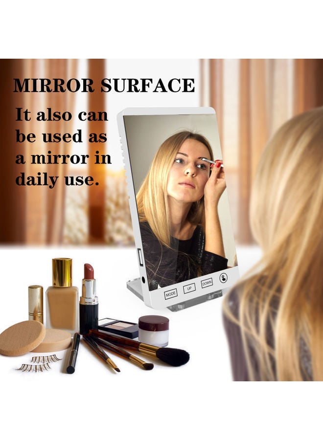 NIBEMINENT Big LED Display Screen Intelligent Alarm Clock White 16.00X4.50X9.50cm - Image 4