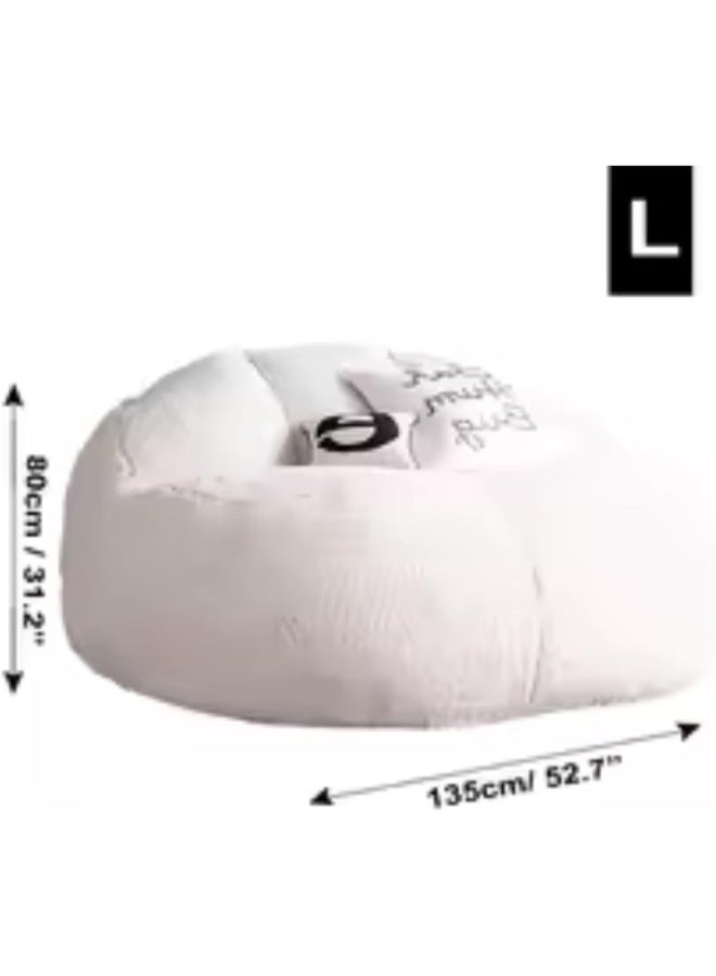 Comfynest Comfynest New Bean Bag Sofa Bed - Filling Stuffed Giant Bean Bag Stool Relax Lounge Chair Tatami Futon Floor Seating Furniture (Large)  - Image 2