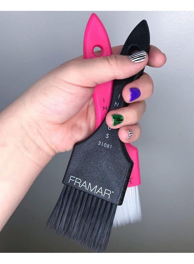 Framar Power Painter Hair Dye Brush - Hair Coloring Brush, Hair Dying Brush to Apply Hair Color, Blending Hair Color Brush Set, Balayage Tools, Dye Application Brush to Paint Hair, Tint Brush - 2 Pk - Image 5