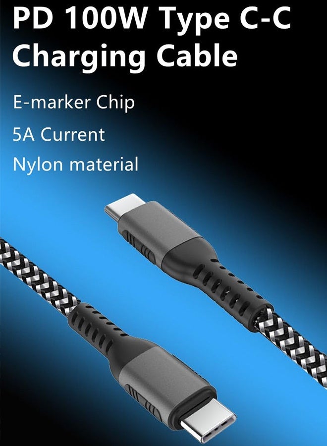 Tersely (2M/6.6FT) 100W Fast Charging USB-C Cable, Type C PD Charger Cord for iPhone 17/16/15 Pro Max/Pro/Plus/15, MacBook/iPad Air Pro, Pixel 10/9/8/8 Pro 7a, for Samsung S25/S24 S23 A55 Flip/Fold 7 6 5 4 - Image 3