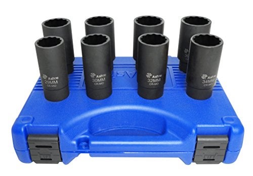 Astro Pneumatic Tool 78868 12-Point Axle Nut Socket Set (8 Piece) - Image 3