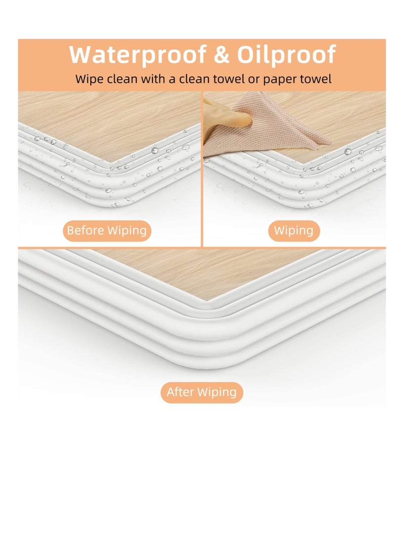 Excefore - Baby Proofing 32.8ft Edge Corner Protector, Extra-Wide Soft Safety Guards, Proof Foam Padding, with 3M Strong Adhesive Double Sided Tape, Baby Proofing Padding, for Fireplace, Desk, Table (White) - Image 1