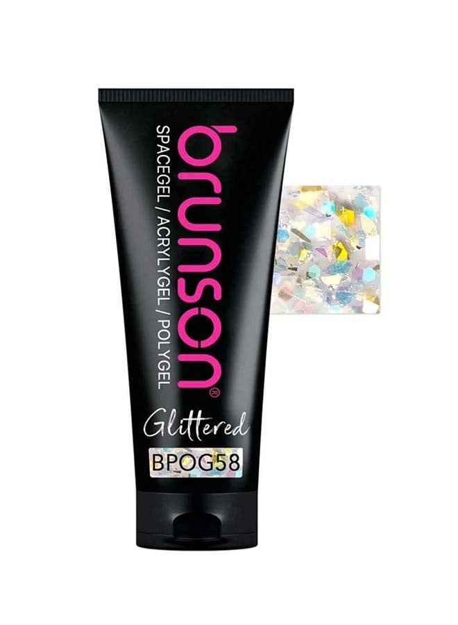 brunson بوليجيل 60 جرام يقدم أظافر بجودة صالون في 1 ثانية، جل أظافر بولي مع لمعة وأظافر أكريليك طويلة الأمد.