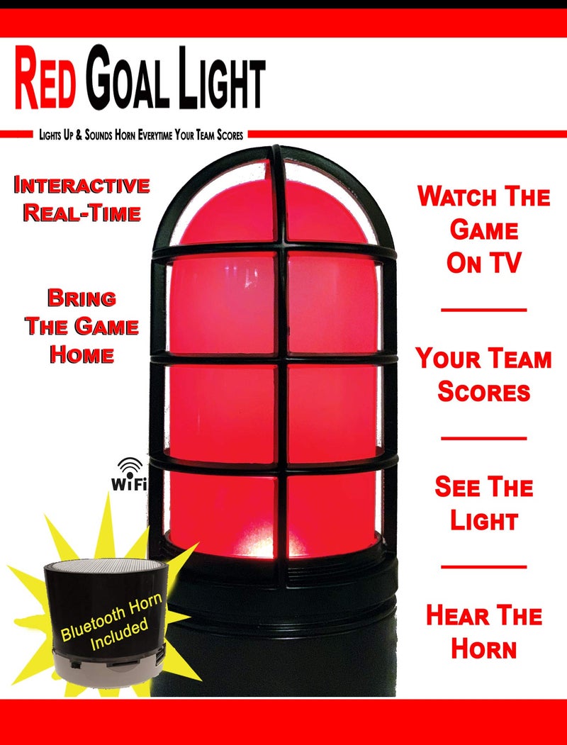 Bridge Cutters Hockey Goal Light All Sport Football Baseball Turns red When Your Team Scores. Linked to and Compatible with All Arena scoreboards  Works with Any Mobile Device on WiFi Network - Image 4