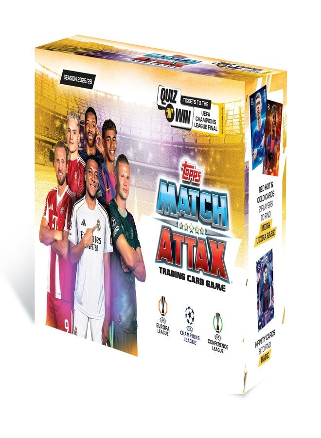 توبس لعبة بطاقات التداول والتجميع  UEFA Champions League Match Attax 2025-26 (عبوة من 34 بطاقة) - Image 1