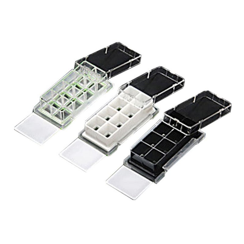 Nest Scientific 230104 Cell Culture Chamber Slide, 4 Well with Glass Slide, Clear, 2.13 cm² Cell Growth Area, 0.5-1.3mL Working Volume (2) - Image 1