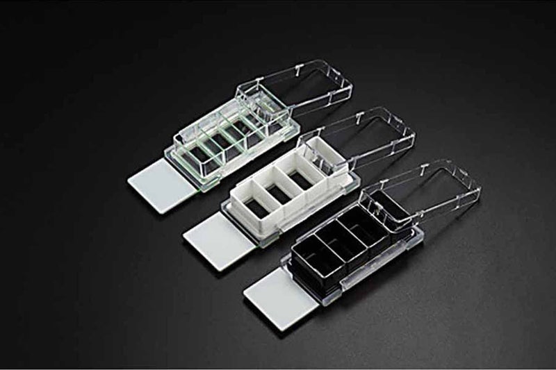 Nest Scientific 230104 Cell Culture Chamber Slide, 4 Well with Glass Slide, Clear, 2.13 cm² Cell Growth Area, 0.5-1.3mL Working Volume (2) - Image 2