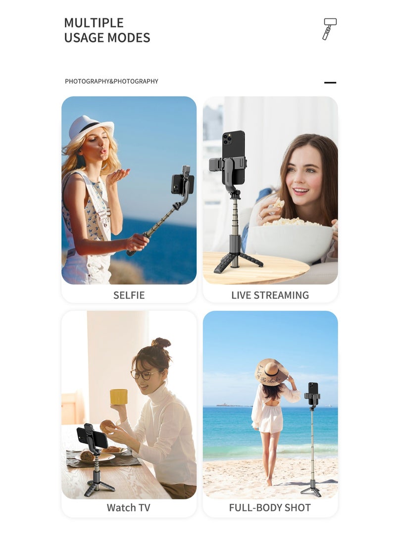 Aluminum Alloy 27.5 inches （70cm） Extendable Bluetooth Selfie Stick with Detachable Fill Light, Tripod Stand for Travel Vlog TikTok - Middle East Special Edition - Image 5