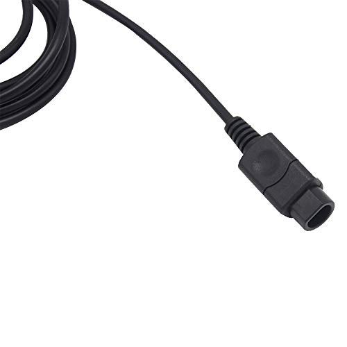 Coolayoung Pack of 2 Controller Extension Cable, 6tf/1.8m Extender Cord for Nintendo Wii Gamecube GCN - Image 2