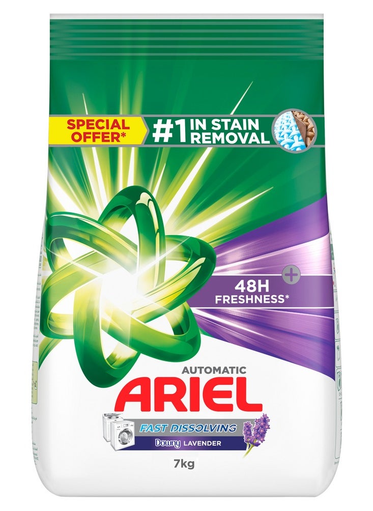 Ariel Fast Dissolving Laundry Detergent Powder With Lavender 7kg  - Image 1