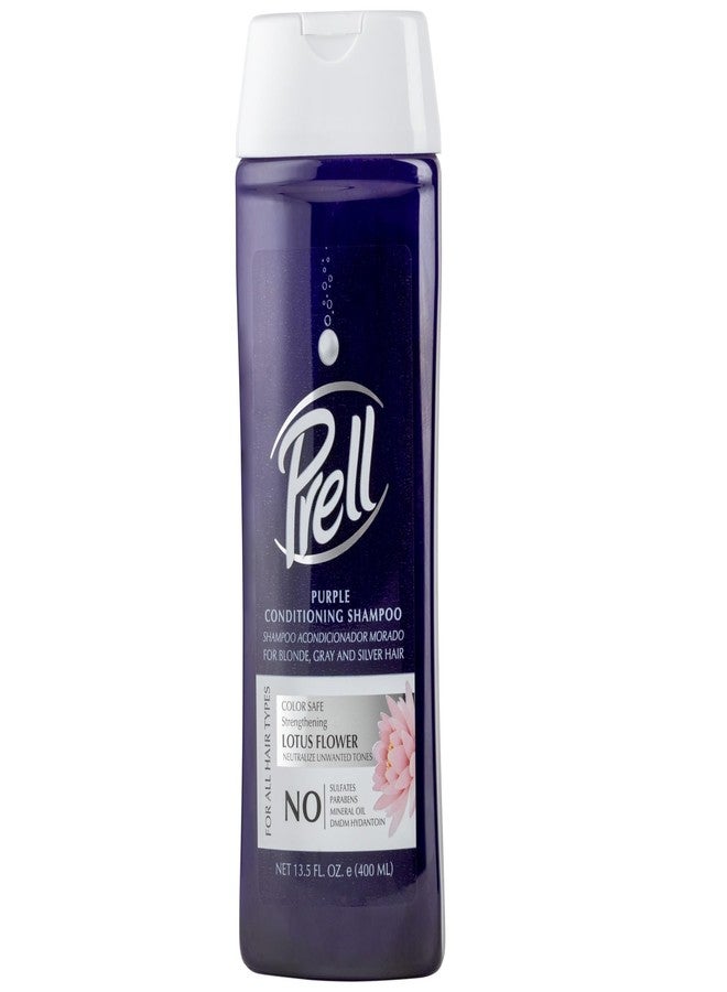 Prell Lotus Flower Color Safe Strengthening Purple Conditioning Shampoo for All Hair Types, 13.5 fl.oz (Pack of 2) - Image 3