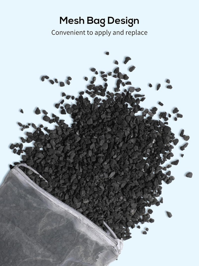 VAYINATO ® Activated Carbon Aquarium Filter Bags Fish Tank, 1kg- Aquarium Filter Media Activated Carbon Granules - Pond Canister Filter Net Mesh Granules by Petzlifeworld - Image 2