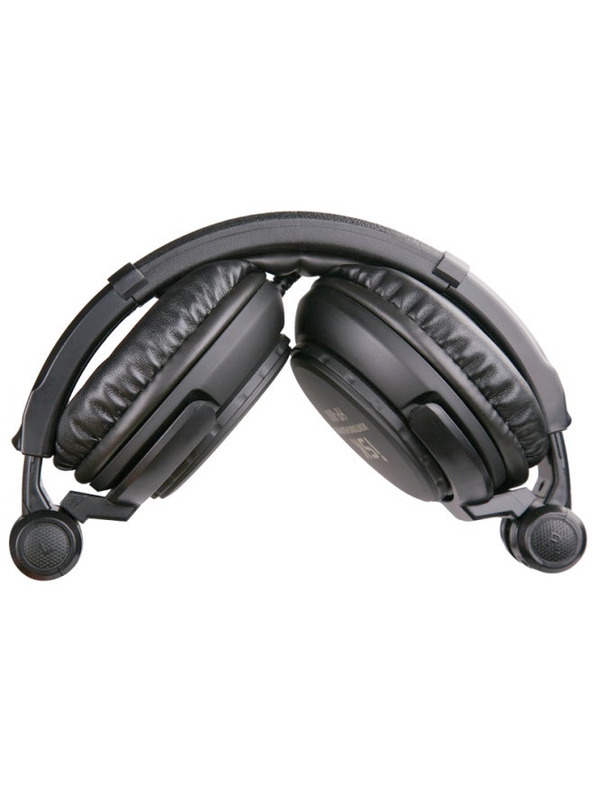 Iskhp800 Professional Monitoring Headphones With Built-in Microphone, Portable Bag, Adapter, Fully Enclosed Foldable Design For Recording, Compatible With Computer And Mobile Sound Cards, Obsidian Black - Image 5