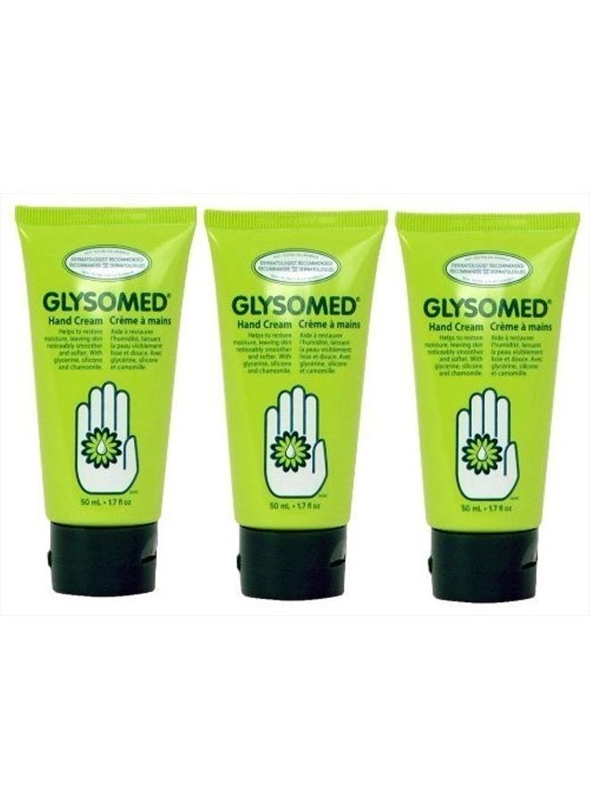 GLYSOMED Hand Cream Trio Pack (3 x Glysomed Hand Cream Mini Travel Size Tube 50mL / 1.7 fl oz)  - Image 1