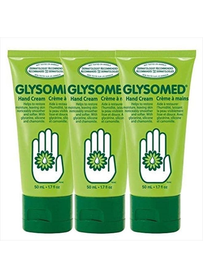 GLYSOMED Hand Cream Trio Pack (3 x Glysomed Hand Cream Mini Travel Size Tube 50mL / 1.7 fl oz)  - Image 2