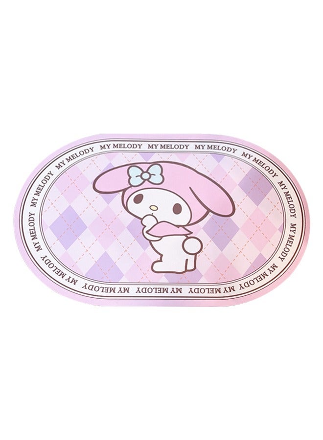 سجادة أرضية ناعمة فائقة الامتصاص مقاومة للانزلاق لغرفة الاستحمام ، سجادة حمام من الألياف الدقيقة من الطين المشطورة ، قوية سريعة الجفاف ، سهلة التنظيف 40 * 60 سم - Image 1