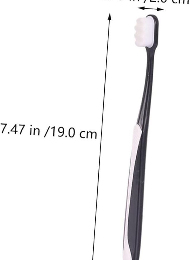 4Pcs Adult Fur Toothbrushes Soft Bristles Large Head For Sensitive Teeth Daily Use Random Color - Image 4