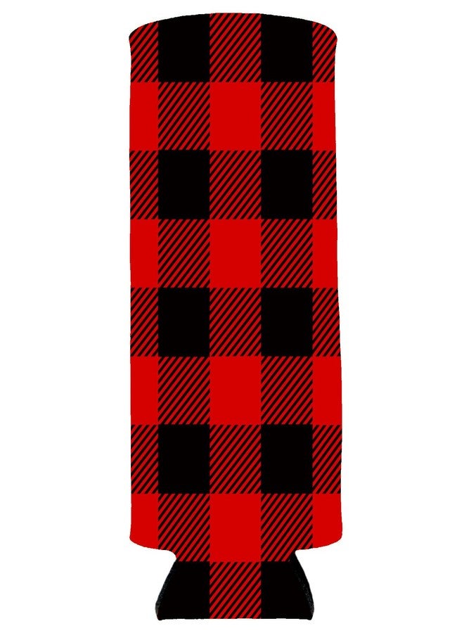 Coolie Junction Buffalo Check Flannel Slim Can Coolie - Image 2