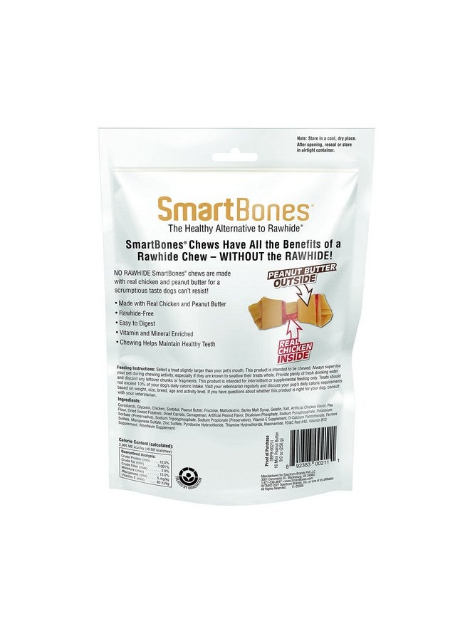 SmartBones Rawhide-Free Peanut Butter Mini Bones 16 Count (Pack of 1) - Image 2