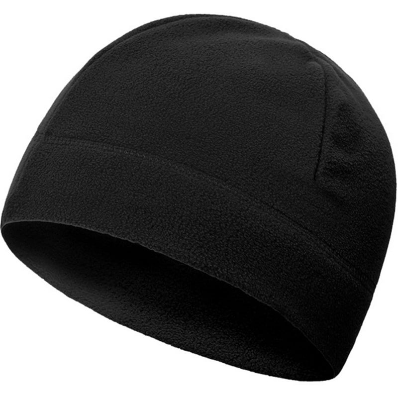Wild Tribe Synthetic Microfleece Tactical Polartec Watch Cap Fleece Youth Mens Winter Hat Military Tactical Skull Cap Beanie (Black) - Image 1