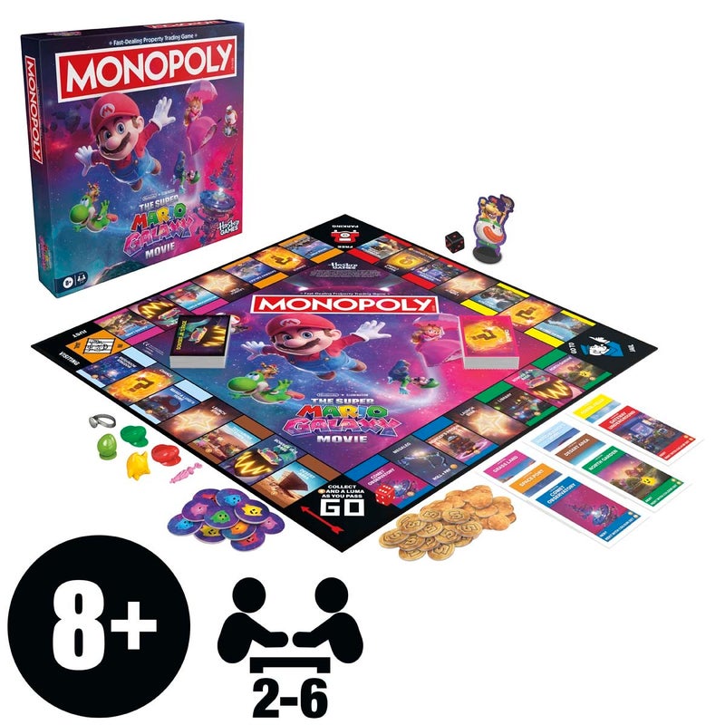 Monopoly Nintendo The Super Mario Galaxy Movie Game - Image 2