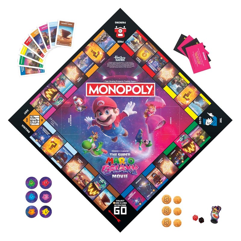 Monopoly Nintendo The Super Mario Galaxy Movie Game - Image 3