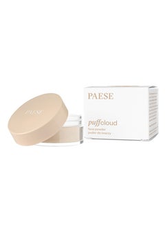 Paese Puff Cloud Face Makeup Powder Natural Beige, Cottonseed Oil and Vitamin C E  - Image 1