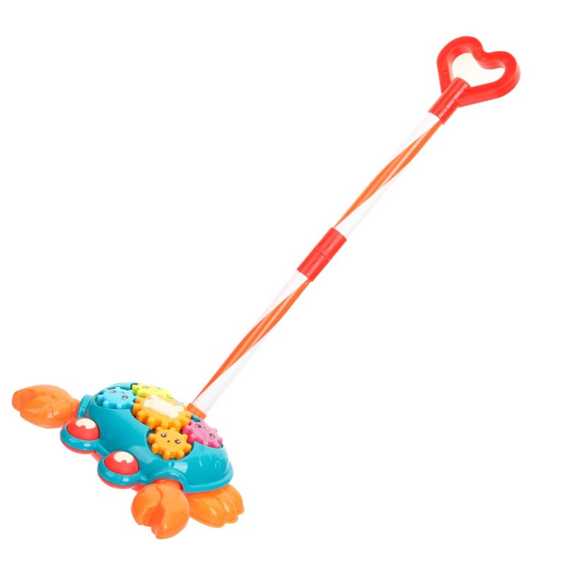 Crab Push Pull Walker Toy Interactive Educational Activity For Hand Eye Coordination - Image 2