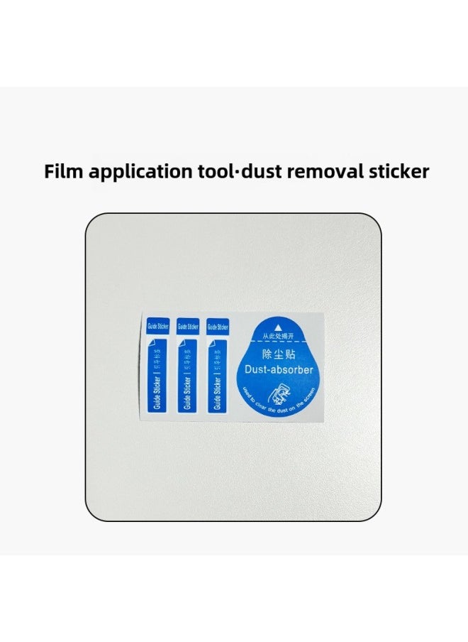 Suitable For Iphone 16promax Positioning Sticker Edge Hydrated Film For Iphone15/14 HD Full Package TPU Mobile Phone Soft-Color:Dust Removal Paste-Dimensions:For Iphone 16promax  - Image 1
