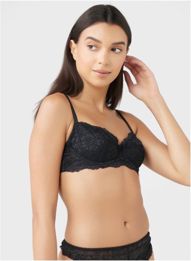 Isla & Evie Lace Detail Bra  - Image 4