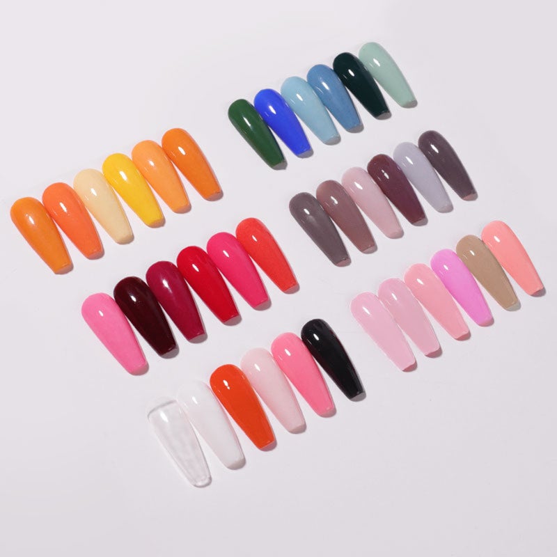 Nail Dipping Powder 6*10ml 6 Popular Colors + 3*12ml Base Activator Top Coat - Long-Lasting Damage-Free No UV Lamp Needed Dip Powder Nail Kit for DIY Salon Beginners Holiday Gifting - Image 4