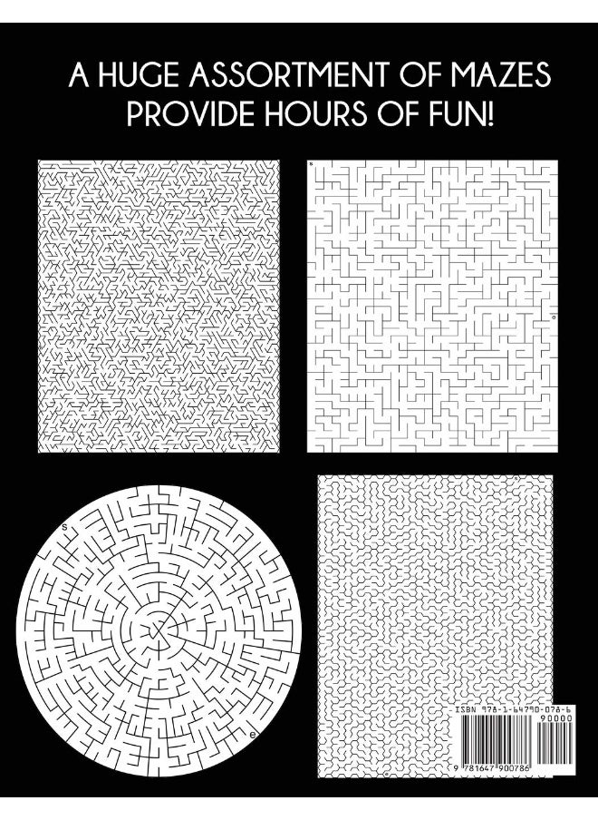 Big Book of Mazes for Adults: 180 Medium to Hard Labyrinth Puzzles  - Image 2