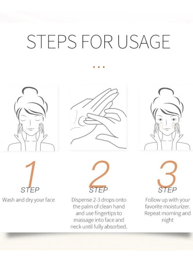 لانثوم سيروم الوجه جلا glutathione للترطيب وتفتيح البشرة يقلل من الخطوط الدقيقة والتجاعيد، يشفي ويعالج البشرة للاستخدام نهارًا وليلاً - Image 2