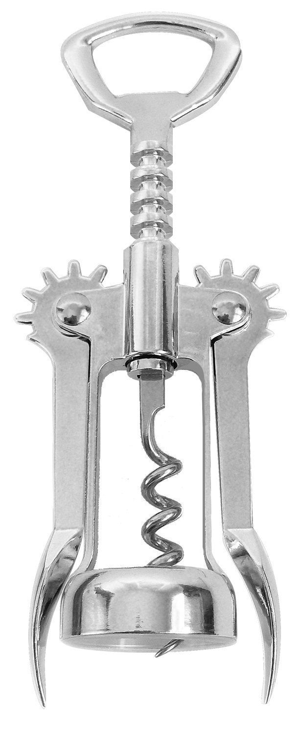 HQY Wing Corkscrew Wine Opener by HQY  Premium Allinone Wine Corkscrew and Bottle Opener  Risk Free Moneyback