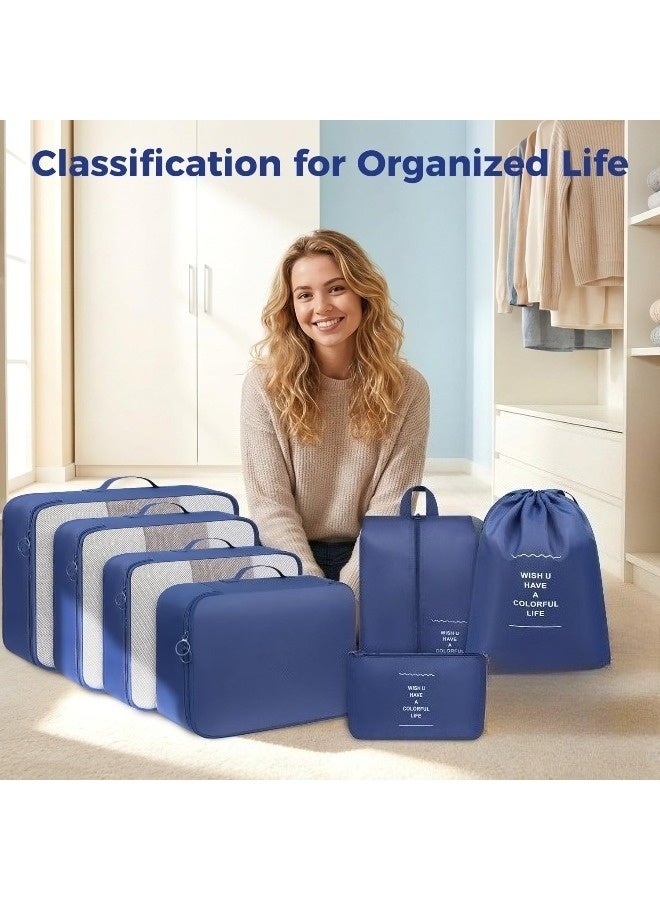 Packing Cubes for Suitcase, 7 PCS Travel Luggage Packing - Image 2
