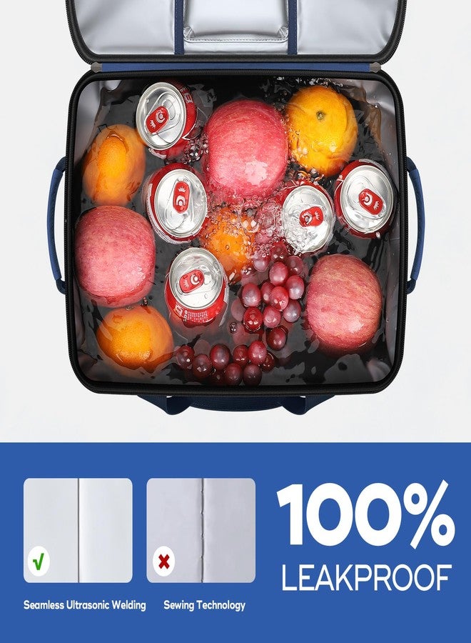 Maelstrom Soft Cooler Bag,Collapsible Soft Sided Cooler,55 Cans Beach Cooler,Ice Chest,Large Leakproof Camping Cooler,Portable Travel Cooler for Grocery Shopping,Black - Image 4