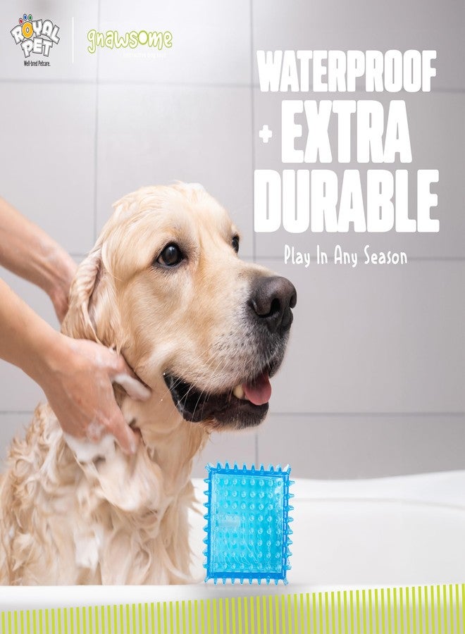 Gnawsome Dog Toys - 3.5" Squeaker Cube - Medium - Dental & Gum Wellness - Stimulating Fun - Hidden Squeaker - Durable for Heavy Chewers - 100% BPA-Free - Assorted Colors - Image 3