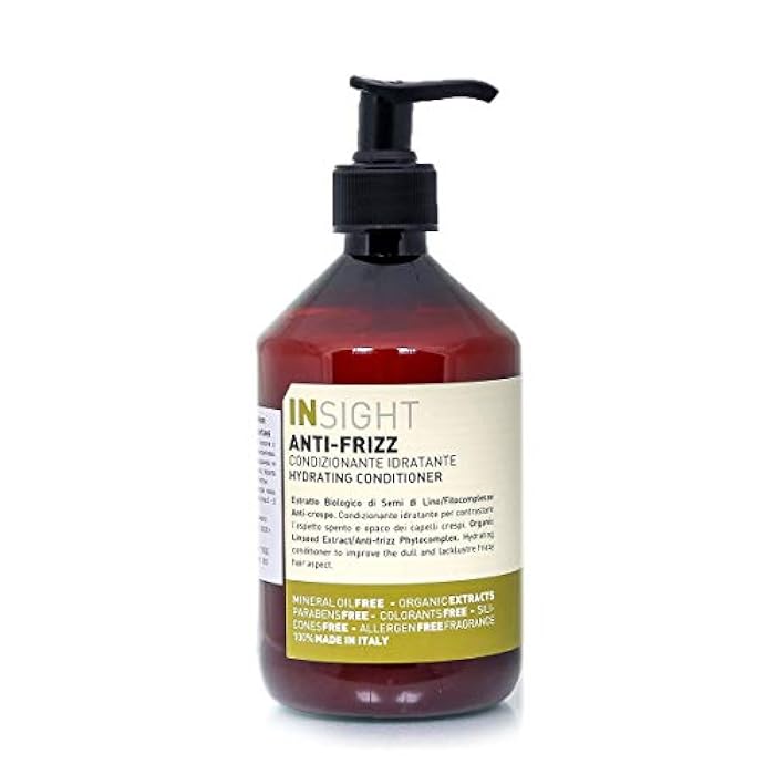 InSight Professional Conditioner, Anti-Frizz, Hydrating, 3.4 Fl. Oz. / 100 mL, for Nourishing and Detangling Frizzy Hair, Deep Hair Conditioner, Unisex, Vegan OK, 100 fluid ounces