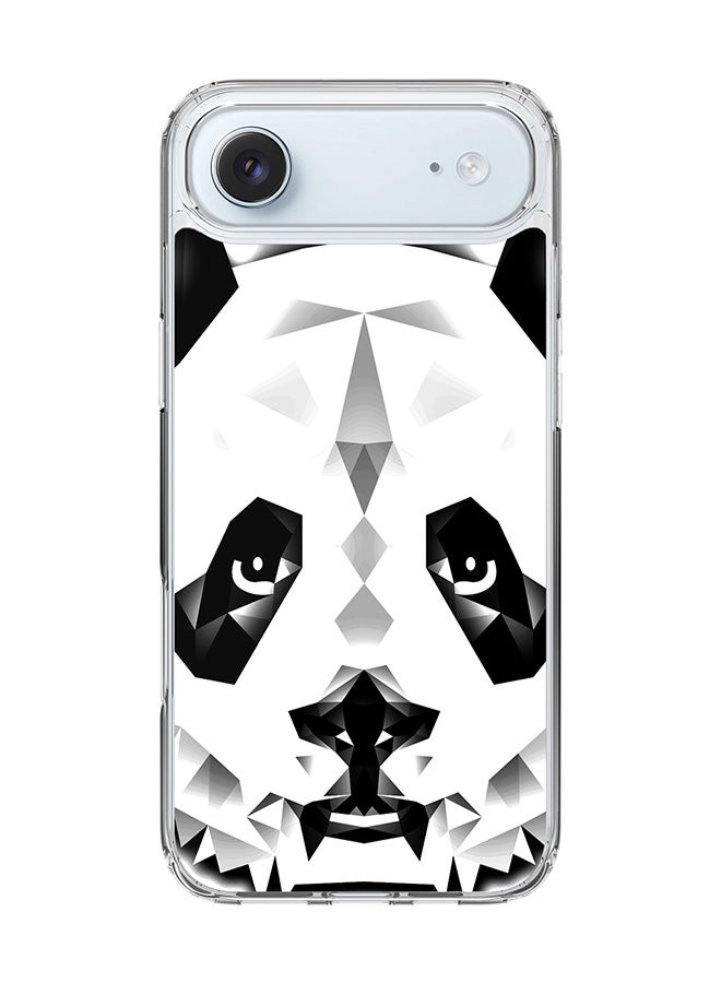 Stylizedd Classic Clear MagSafe Case for iPhone 17 Air , Hybrid Soft Case Flexible Edges Anti Drop TPU PC Gel Thin Transparent Cover [ Designed for iPhone 17 Air ] - Poly Panda Full Print