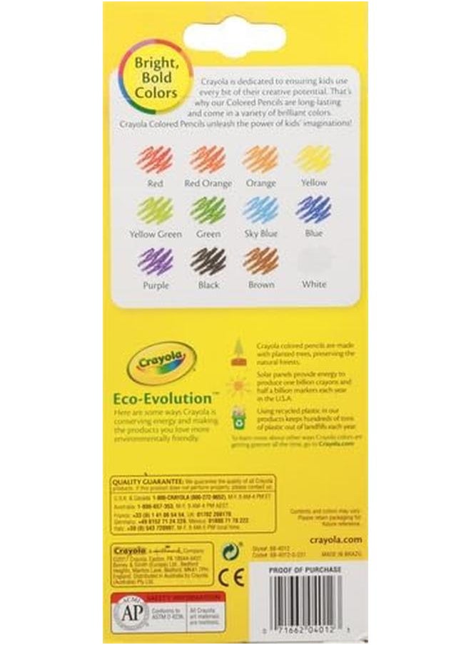 Crayola - Colored Pencils 12 Count Colored Pencil Set - Image 1