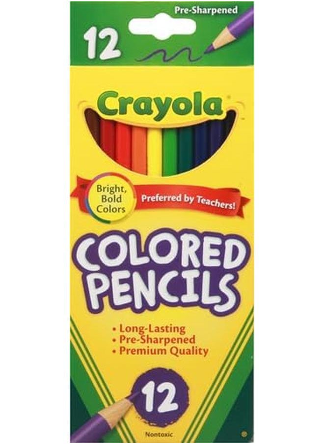 Crayola - Colored Pencils 12 Count Colored Pencil Set - Image 1
